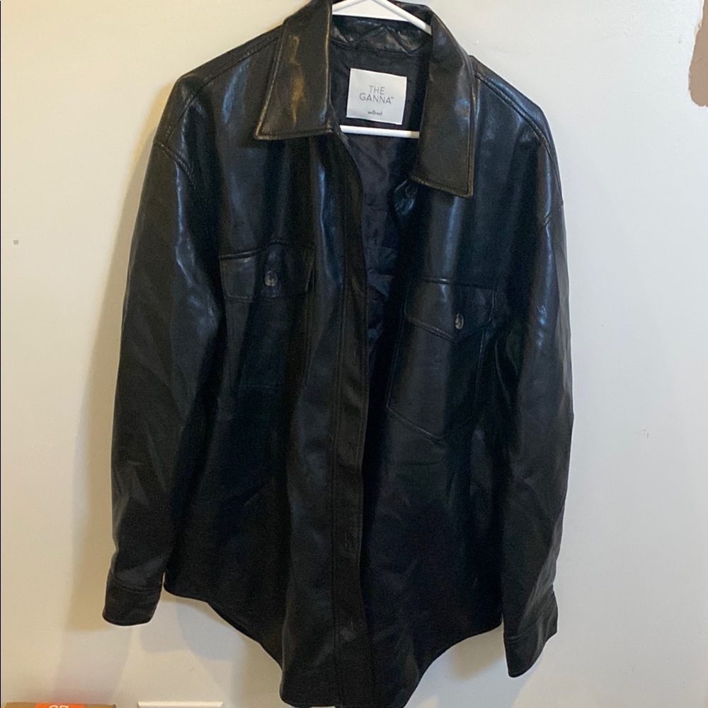 The Ganna Leather Jacket - Black